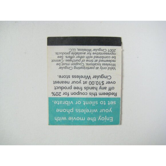 Vintage Movie Ticket Stub Finding Nemo Palisades Center June 1 2003 - Picture 3 of 3